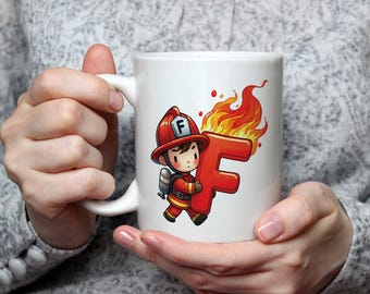 Tazza da pompiere - Regalo da pompiere per pompieri, pompiere, vigili del fuoco Tazza da caffè per servizio di emergenza Tazza da pompiere Regalo da pompiere 9 colori