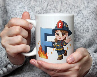 Tazza da pompiere - Regalo da pompiere per pompieri, pompiere, vigili del fuoco Tazza da caffè per servizio di emergenza Tazza da pompiere Regalo da pompiere 9 colori