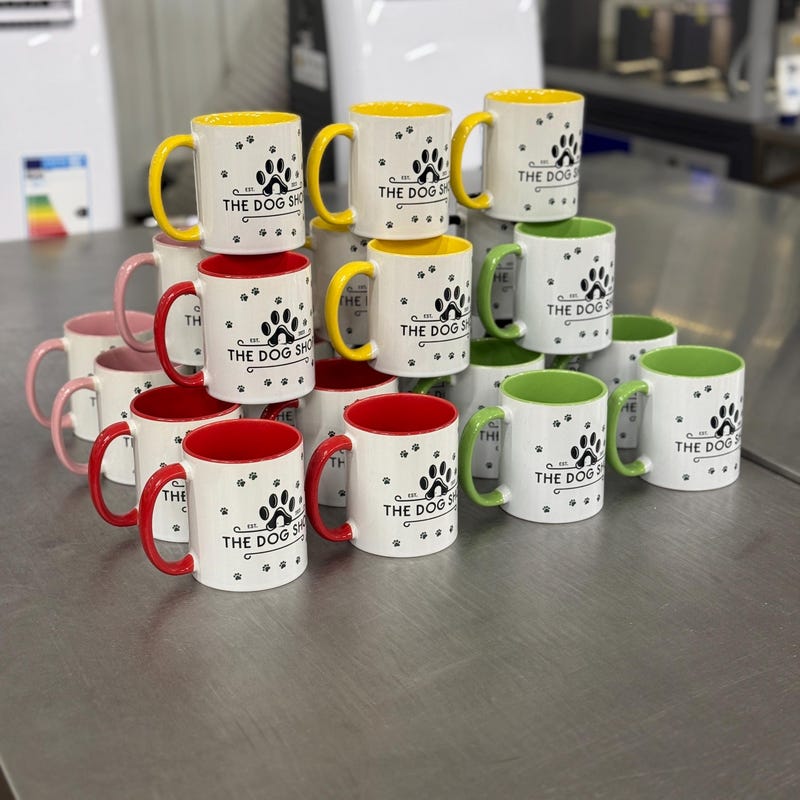 Branded Espresso Mugs - Etsy UK