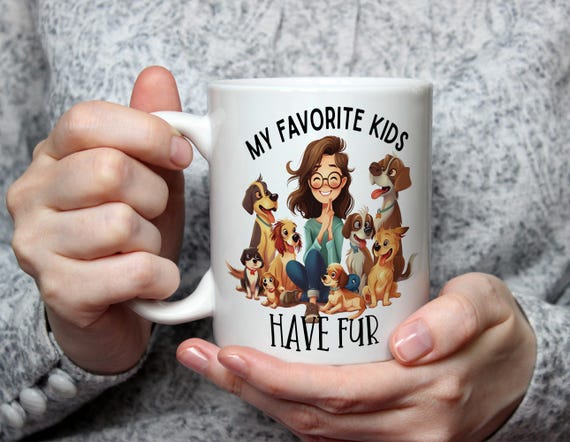 My Favourite Kids Have Fur Mug Funny Pet Lover Mug Gift for Dog Cat Owners  Animal Lover Mug Work Mug for Her Fur Mum Mug Gift for Him - Etsy Israel