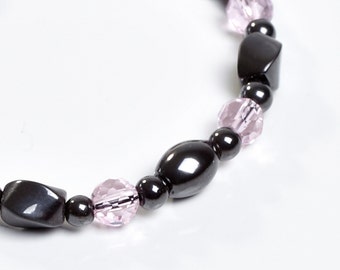 Pink Sparkle Magnetic Therapy Anklet by Happy and Healthy