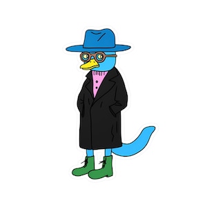 Platypus Spy Vinyl Aufkleber - Wasserflasche / Scrapbooking / Aufkleber / Wasserflasche / Laptop / Telefon / Wasserdichte Vinylaufkleber