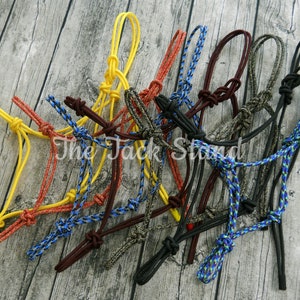 FIRM Rope Custom made 55 Colors High Quality Original Premium 1/4" Rope Halter with 12 set sizes or custom