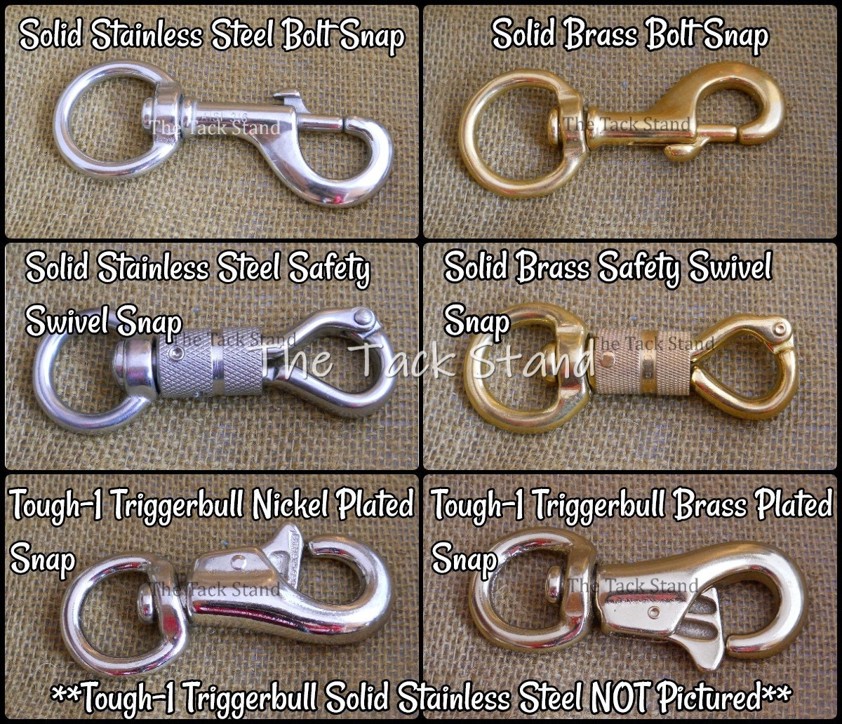 Horse Lead Snap Bull Trigger Safety Swivel Australian Etsy