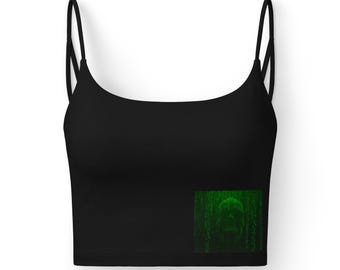 マトリックスコード グリーンスカル ブラトップ | クロップタンクトップ