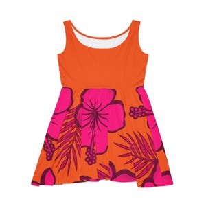 hot pink and orange dress - Abstract Print Dress - Lace-Up Maxi Dress Hot Tropic Romper Dress -