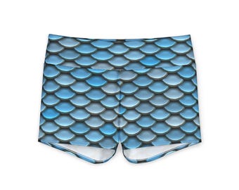 Yogashorts i polyester för kvinnor (AOP)