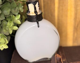Shimmering Dew Potion Bottle: Fantasy Apothecary Decor Prop