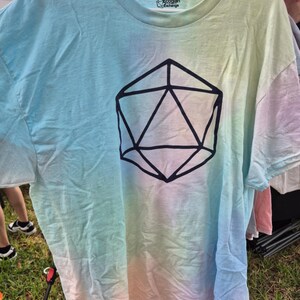 DnD Tshirt | Tie-dye Shirt | Gift for DMs and Players