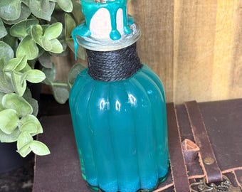 Polyjuice Shimmer Potion Bottle: Fantasy Apothecary Decor Prop