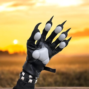 Custom Kig Fursuit Handpaws - Furry Cosplay Gloves for Anime & Fursona | Commissioned Partial Costume | Perfect Anniversary Gift