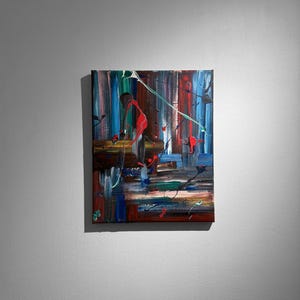 Vivid Original Abstract Acrylic Painting | Vibrant High End Contemporary Gallery Art | Modern Canvas Wall Décor For Home & Office