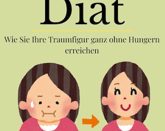 Lose weight without dieting, German book, Healthy weight loss, Food, Digital download, Healthy recipes, Life help, Nutritionist, Slim