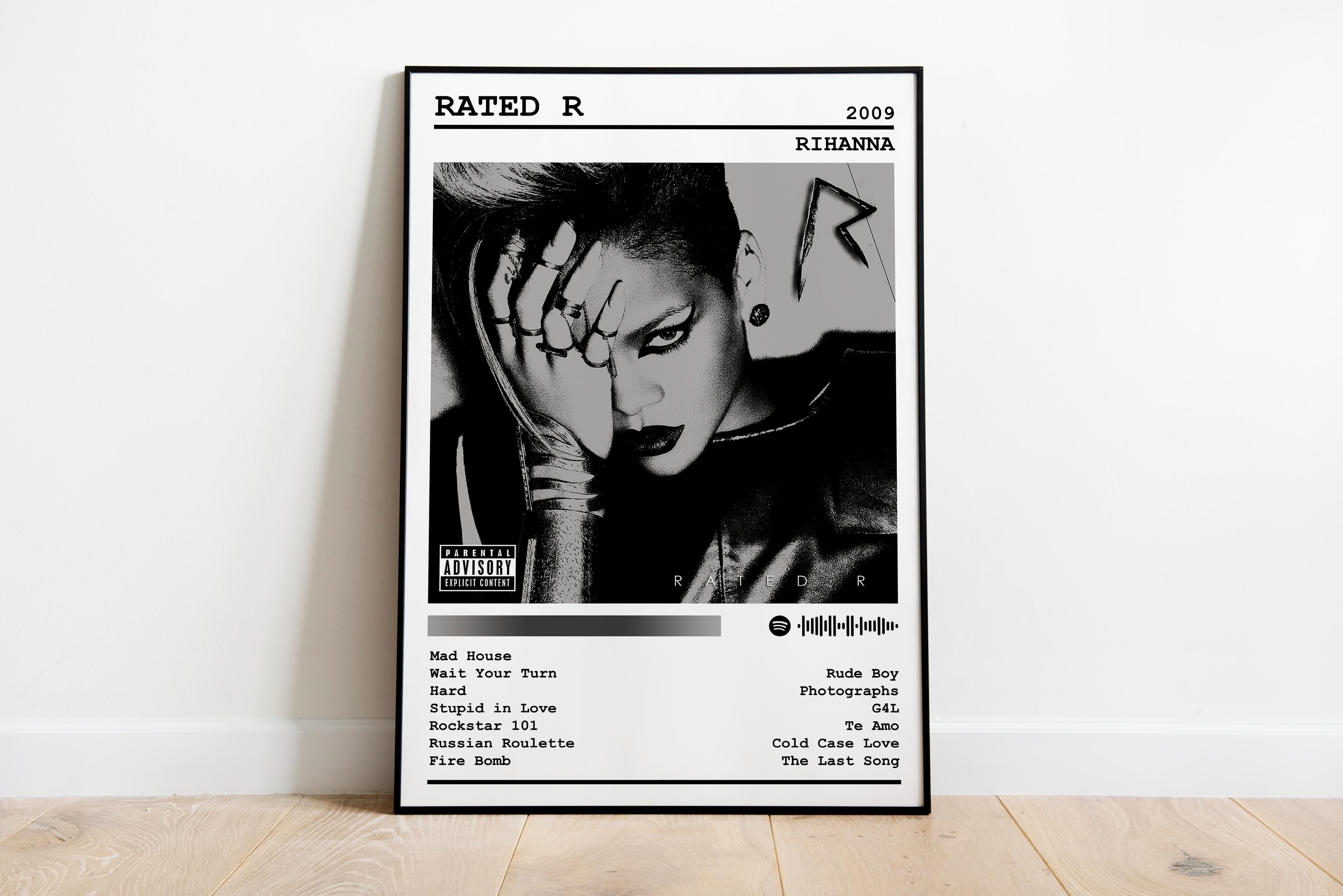 Rahina R Rihanna Album Covers Rated R