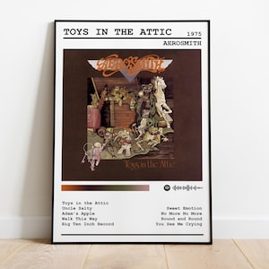 Aerosmith Poster Print | Toys In The Attic Album Poster | Music Poster | Album Cover Poster | Wall Decor | Music Gift