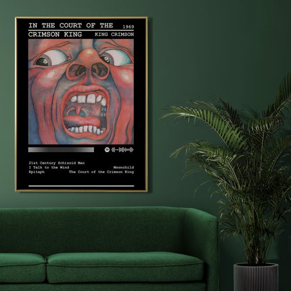 King Crimson Poster Print | in the Court of Crimson King Album