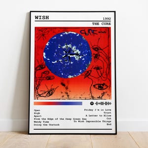 The Cure Kiss Me Kiss Me Poster - Etsy