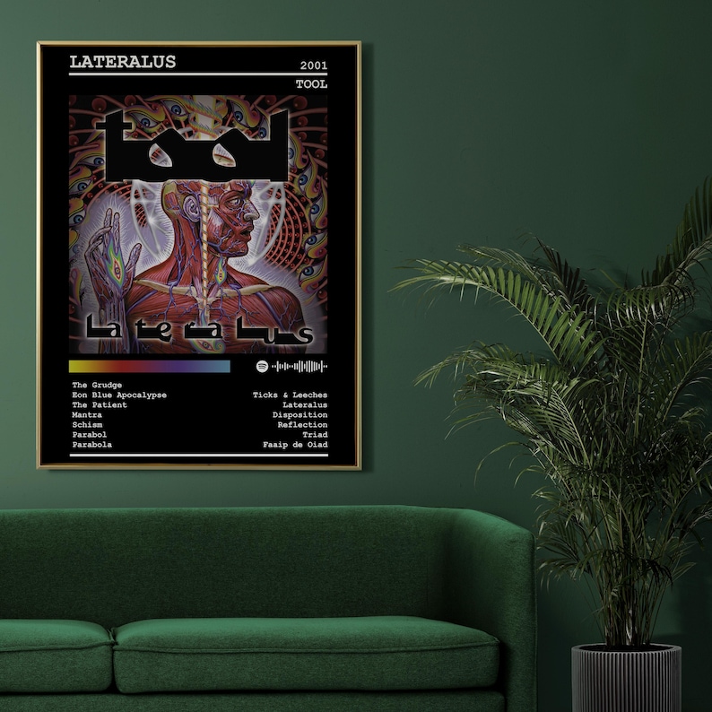 Tool Poster Print | Lateralus Album Poster | Music Poster | Album Cover ...