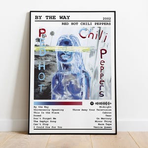 Red Hot Chili Peppers Poster Print | By The Way Album Poster | Music Poster | Album Cover Poster | Wall Decor | Music Gift | Room Decor