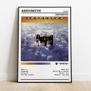 Aerosmith Poster Print | Aerosmith Album Poster | Music Poster | Album Cover Poster | Wall Decor | Music Gift