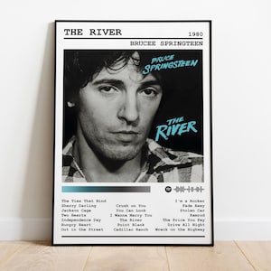 Bruce Springteen Poster Print | The River Album Poster | Music Poster | Album Cover Poster | Wall Decor | Music Gift | Room Decor