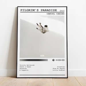 Daniel Caesar Poster Print | Pilgrim&#39;s Paradise Album Poster | Music Poster | Album Cover Poster | Wall Decor | Music Gift | Room Decor