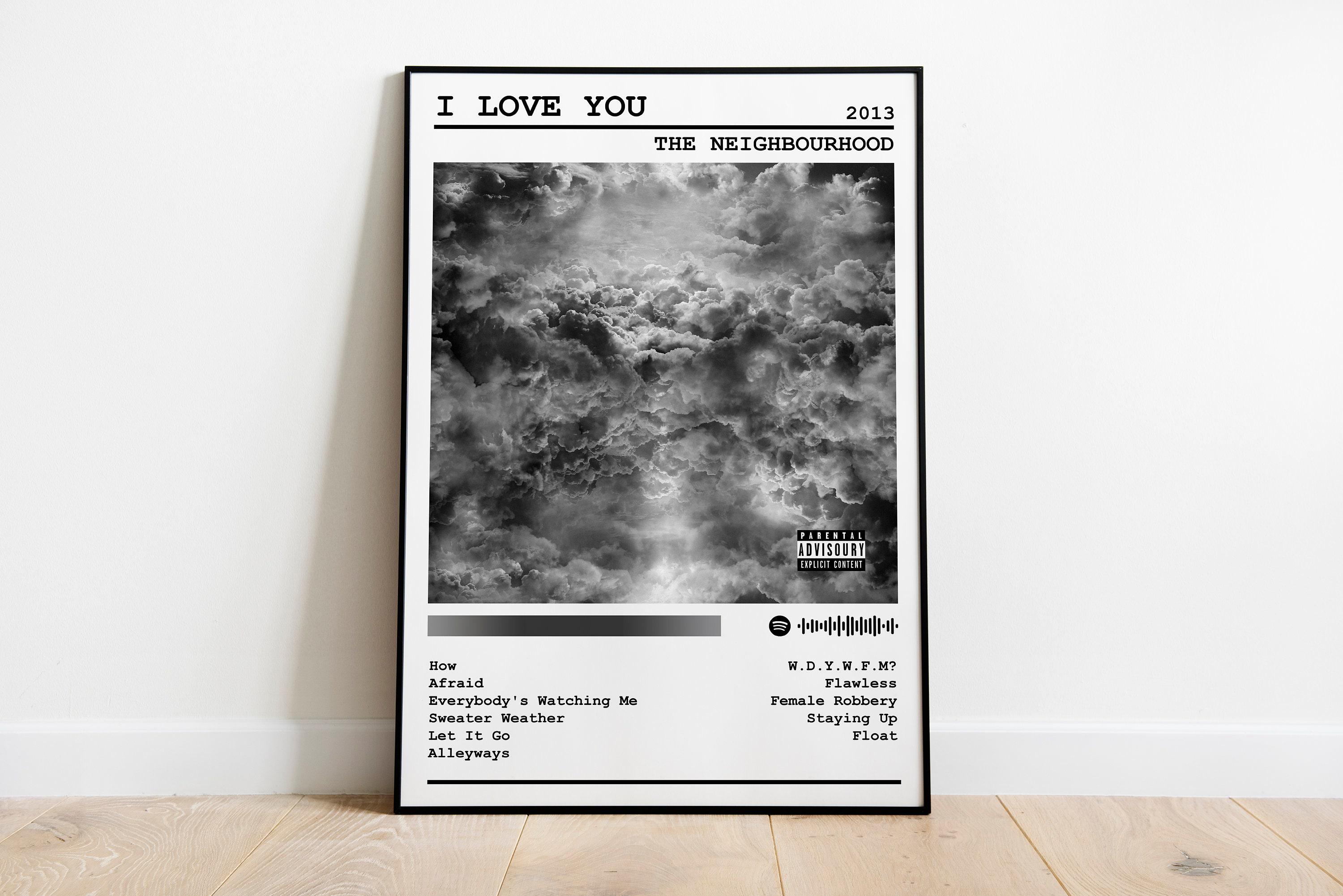 The Neighbourhood Poster Print | I Love You Album Poster | Music