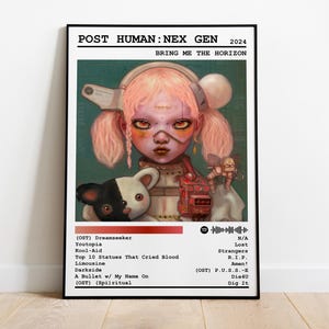 ブリング・ミー・ザ・ホライズン ポスタープリント | ポスト・ヒューマン ネクス・ジェネレーション アルバム | 音楽ポスター | アルバムカバーポスター | 壁飾り | 音楽ギフト | 部屋飾り