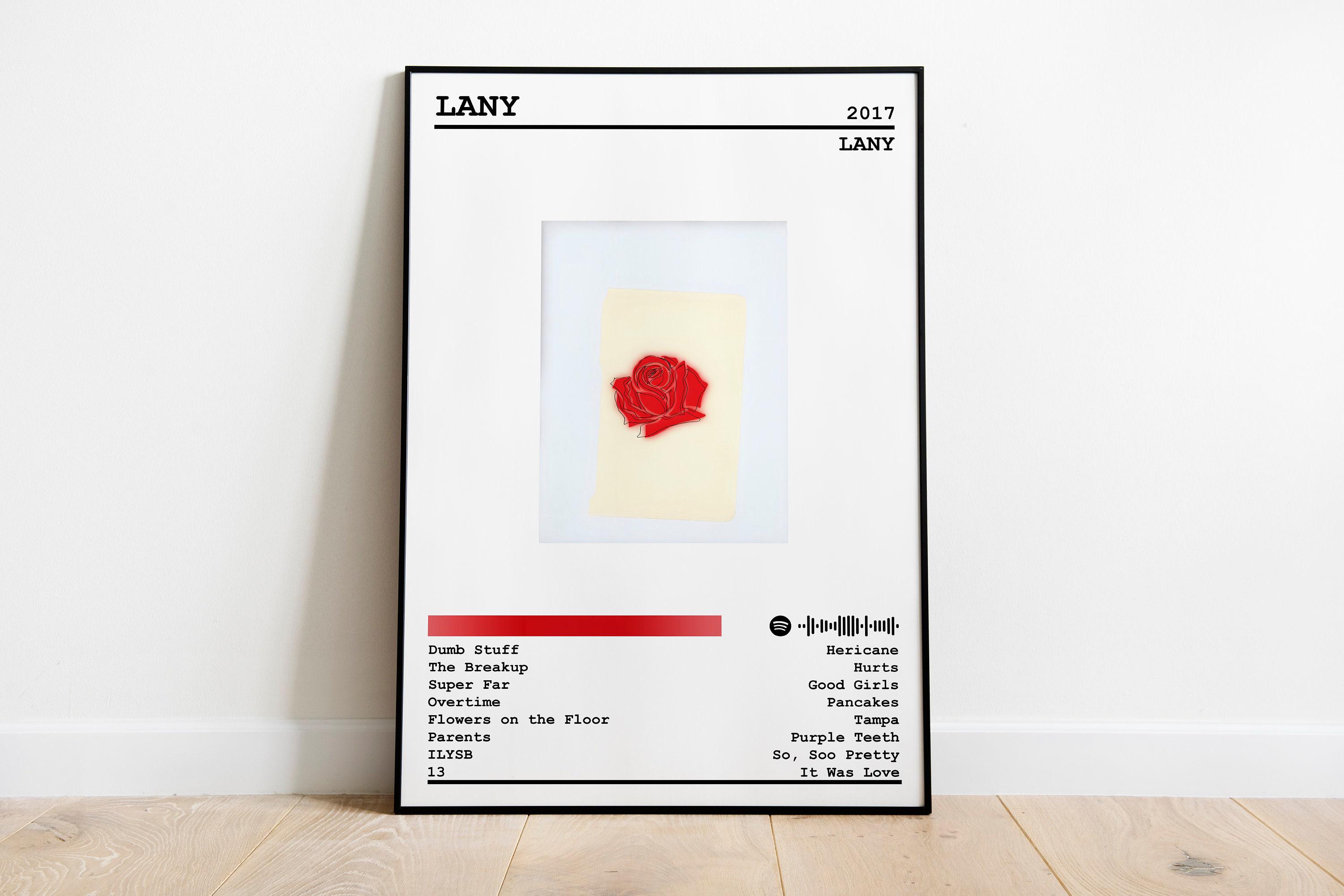 Lany Poster Print | LANY Album Poster | Music Poster | Album Cover