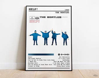 Poster Beatles Help! Motion Picture Movie Soundtrack Reprint