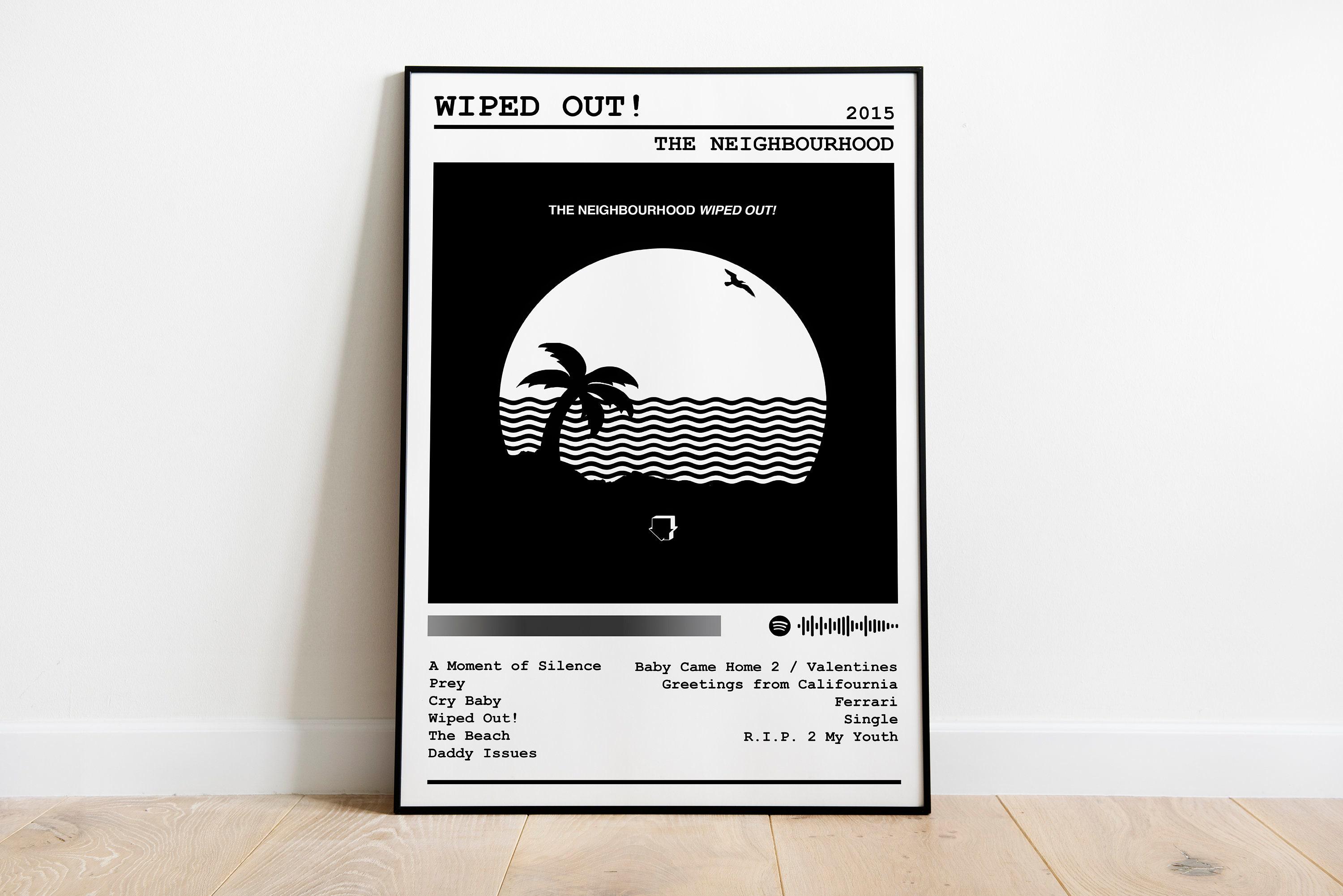 The Neighbourhood Poster Print Wiped Out Album Poster Music Poster 