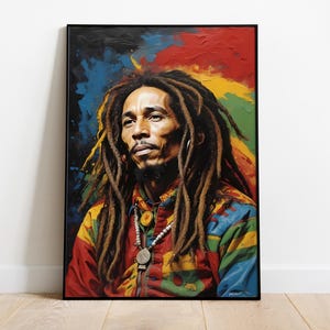 Bob Marley Poster Print | Artist Poster | Music Poster |  Wall Decor | Music Gift | Room Decor
