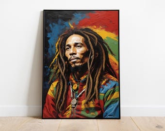 ボブ・マーリーの24x36ポスター - Etsy 日本