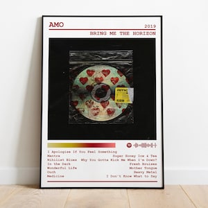 ブリング・ミー・ザ・ホライズン ポスタープリント | Amo アルバム ポスター | 音楽ポスター | アルバム カバー ポスター | 壁飾り | 音楽ギフト | 部屋飾り