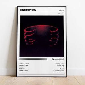 Tool Poster Print | Undertow Album Poster | Music Poster | Album Cover Poster | Wall Decor | Music Gift | Room Decor
