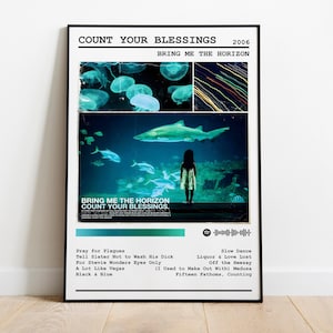 Bring Me The Horizon ポスタープリント | Count Your Blessings アルバムポスター | 音楽ポスター | アルバムカバーポスター | 壁飾り | 音楽ギフト