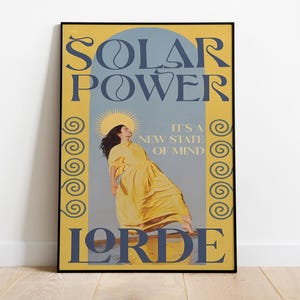 Lorde Poster Print | Artist Poster | Music Gift | Wall Decor | Room Decor