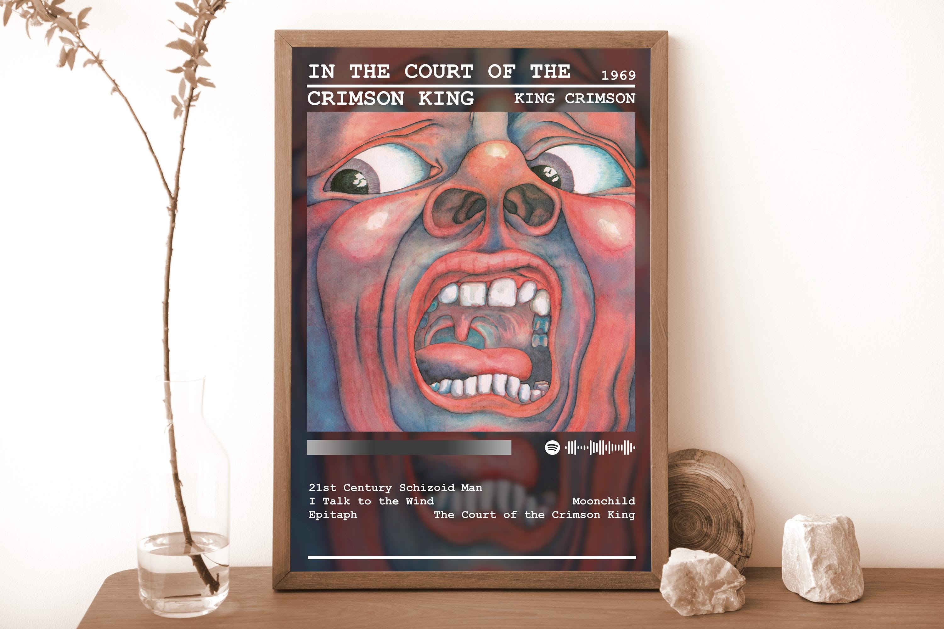 King Crimson Poster Print | in the Court of Crimson King Album