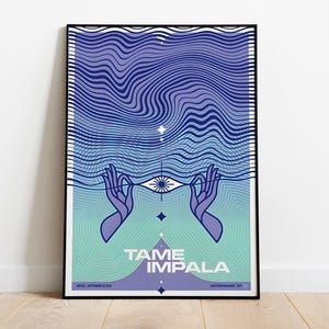 Tame Impala Poster Print | Artist Poster | Music Gift | Wall Decor | Room Decor