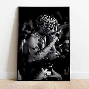 Impresión de cartel de XXXTentacion / Cartel de artista / Cartel de música / Decoración de pared / Regalo de música / Decoración de habitación