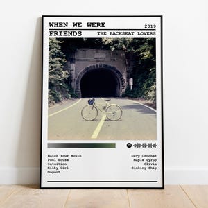 The Backseat Lovers Poster Druck | When We Were Friends Album Poster | Musik Poster | Album Cover Poster | Wanddekoration | Musik Geschenk