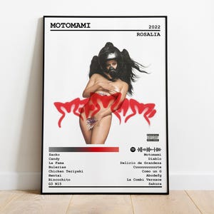 Rosalia Poster Print | Motomami Album Poster | Music Poster | Album Cover Poster | Wall Decor | Music Gift | Room Decor