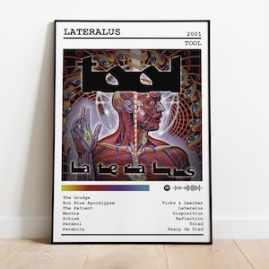 Tool Poster Print | Lateralus Album Poster | Music Poster | Album Cover Poster | Wall Decor | Music Gift | Room Decor