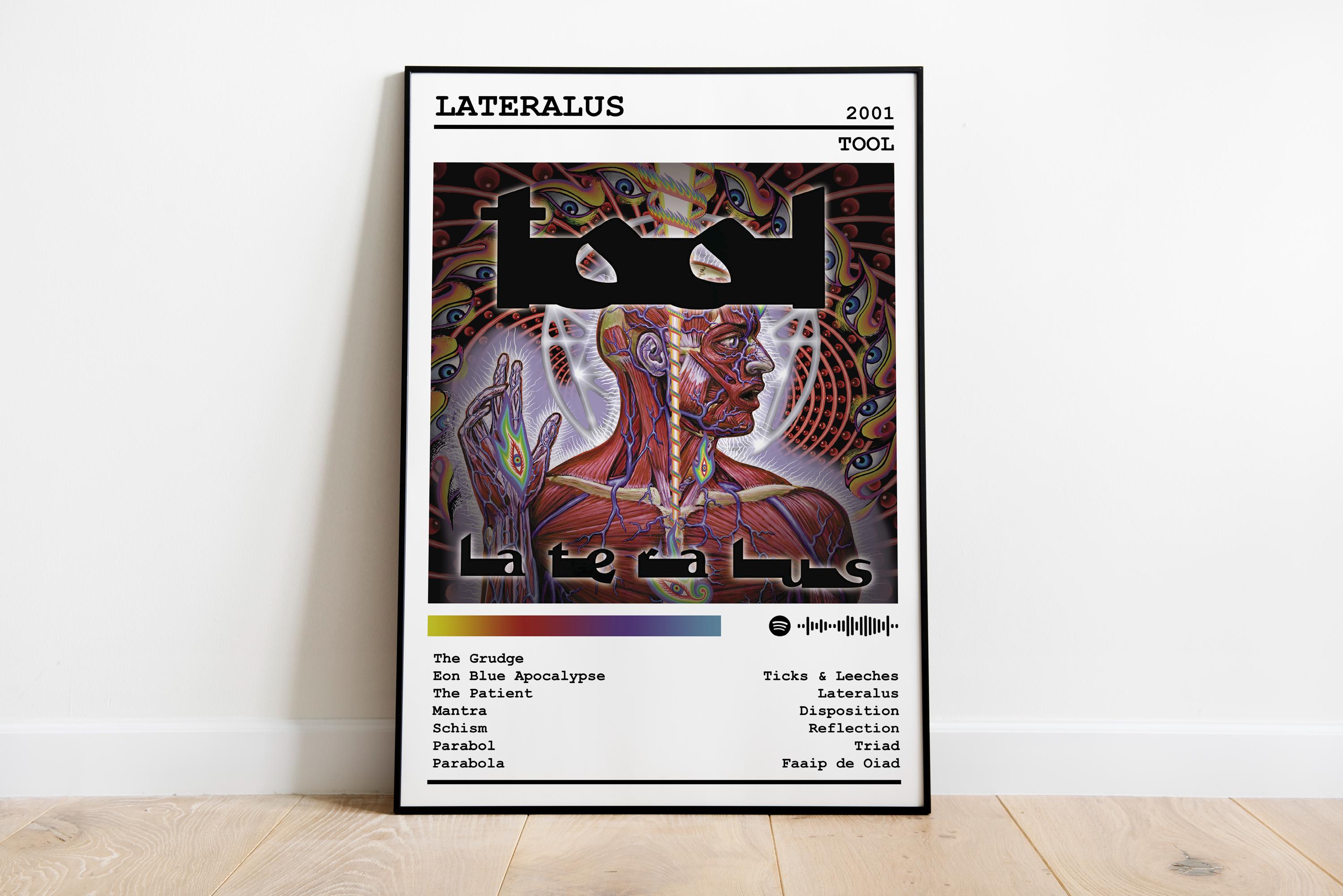 Tool Poster Print | Lateralus Album Poster | Music Poster | Album