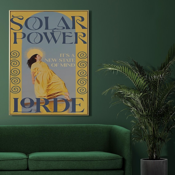Lorde Poster Print | Artist Poster | Music Gift | Wall Decor | Room Decor -  Etsy