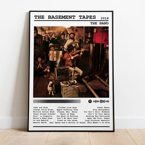 The Band Poster Print | The Basement Tapes Album Poster | Music Poster | Album Cover Poster | Wall Decor | Music Gift | Room Decor