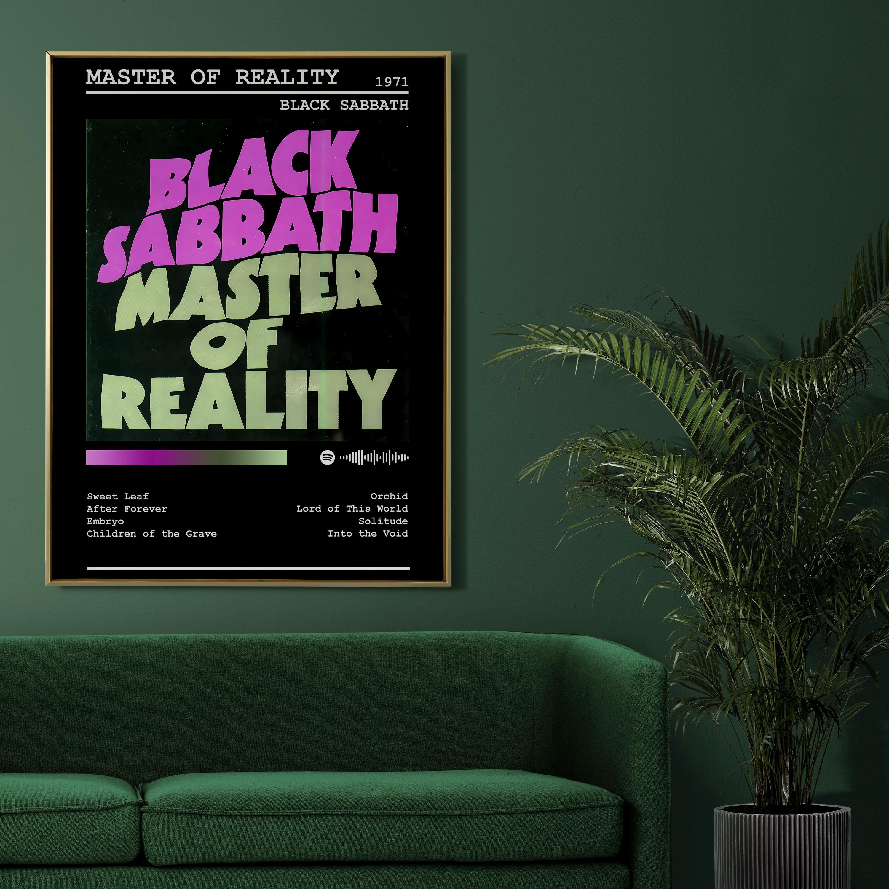 Black Sabbath Poster Print | Master of Reality Album Poster