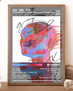 Lany Poster Print | Gg Bb Xx Album Poster | Music Poster | Album