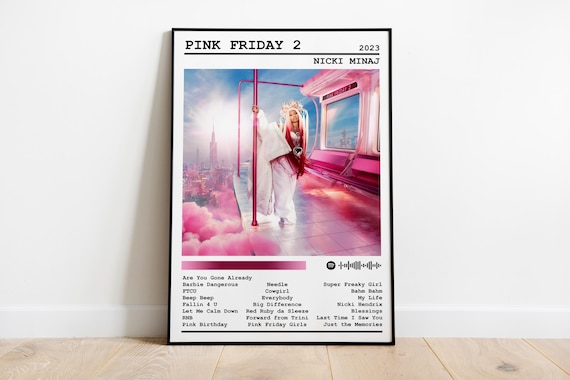 Nicki Minaj Poster Print | Pink Friday 2 Album Poster | Music Poster | Album Cover Poster | Wall Decor | Music Gift | Room Decor