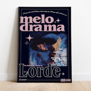 Lorde Poster Print | Artist Poster | Music Gift | Wall Decor | Room Decor